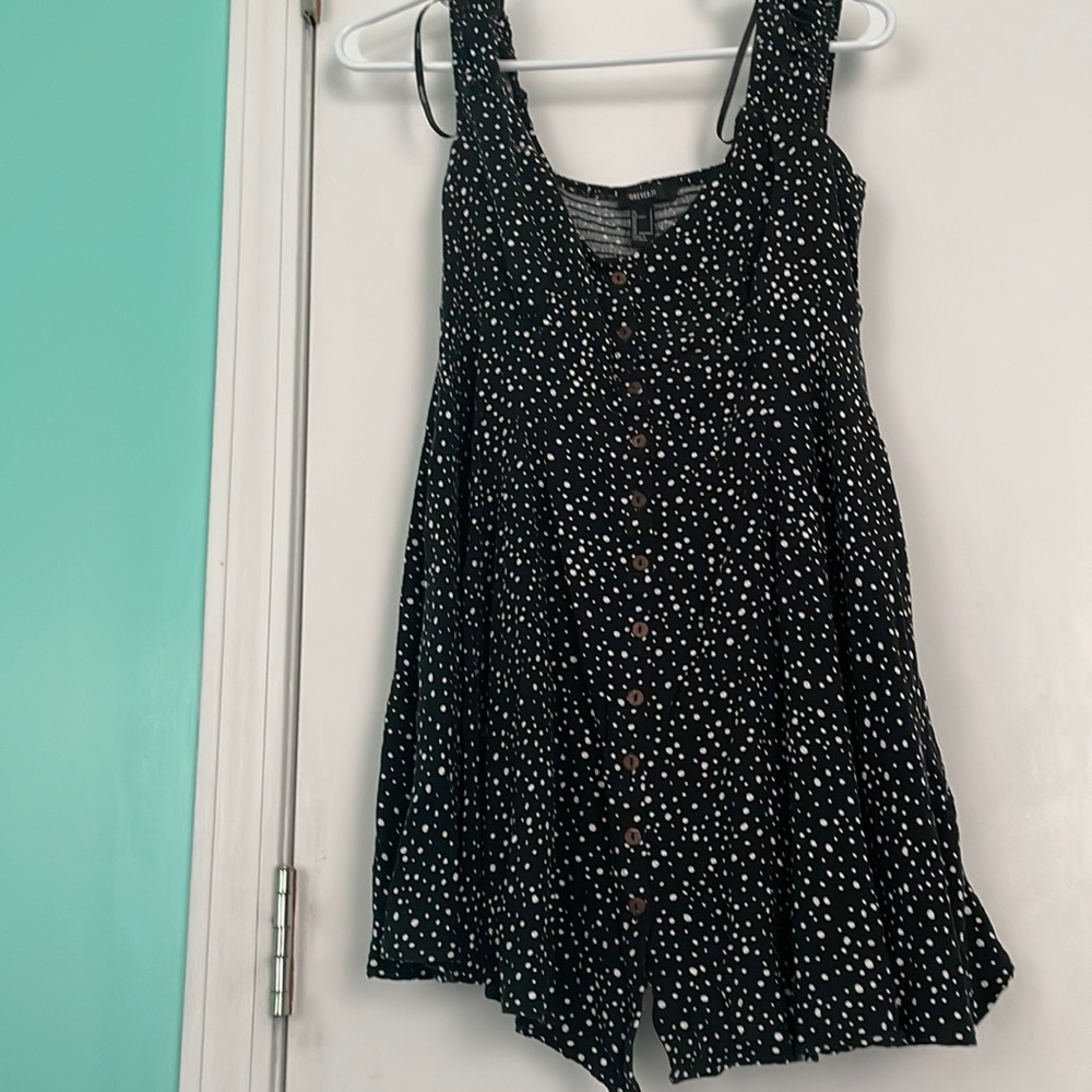 Mini black dress
